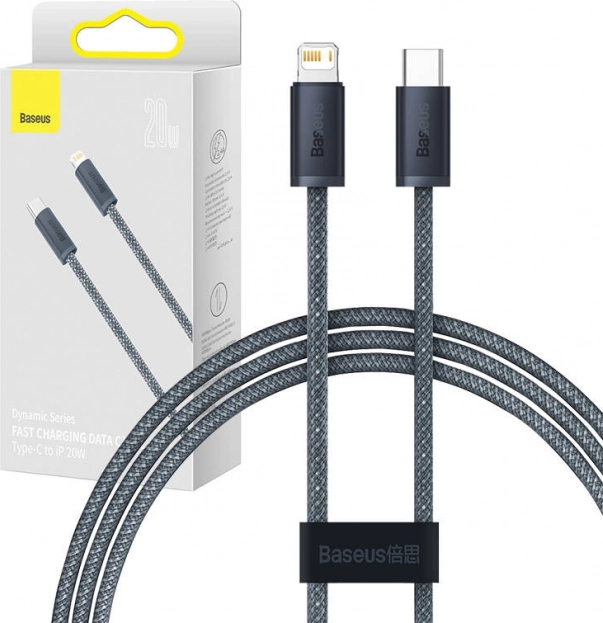 Baseus Dynamic Series USB-C til Lightning kabel 20W 2 m grå