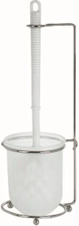 WC-børste i holder af krom og plast, 34 cm