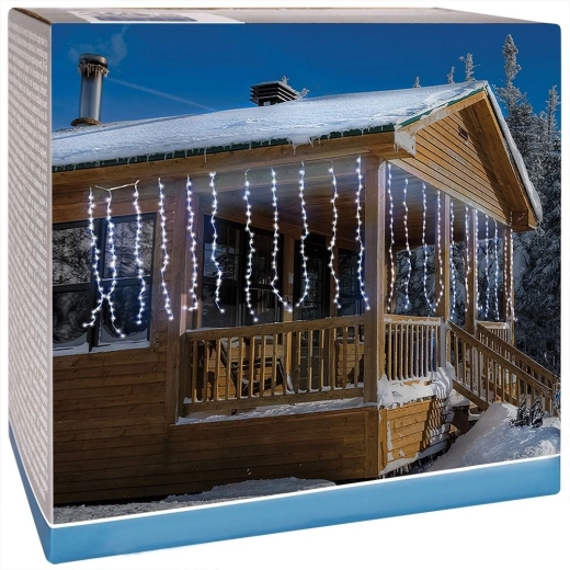 Udendørs lysgardin istap 220 LED 2 m