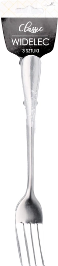 Sæt med 3 Classic-gafler i rustfrit stål