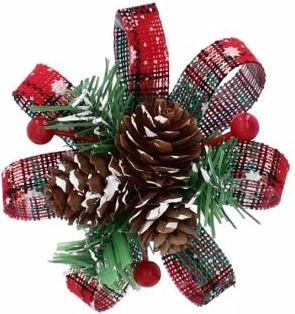 Grønne gavebåndskokarder sæt med 3 stk.