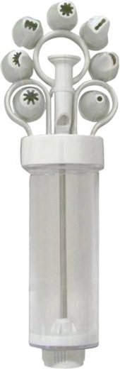 Kagedekorationssprøjte 150 ml med 8 mundstykker TORO