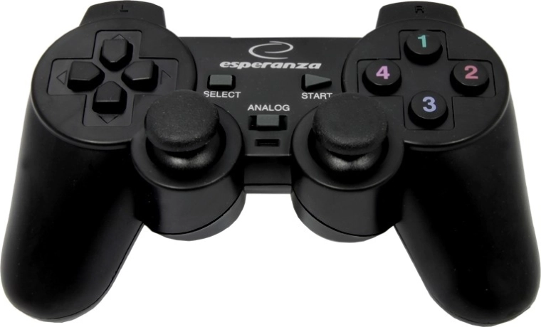 Kablet gamepad ESPERANZA til computer – sort