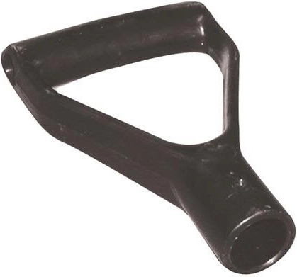 Plastisk Y-håndtag til spade, sort