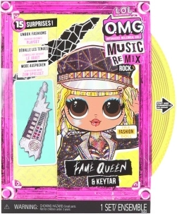 L.O.L. Surprise! OMG ReMix Rock stor søster-dukke – Fame Queen