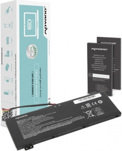 Movano batteri til bærbar Acer AN515-54 og AN517-51 (AP18E7M) 3815 mAh 58,75 Wh