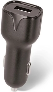 Setty USB biloplader 1 A med microUSB‑kabel 1 m, sort