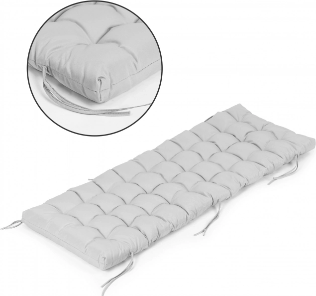 Hynder til havestol og liggestol, grå 145 × 52 cm MODERNHOME