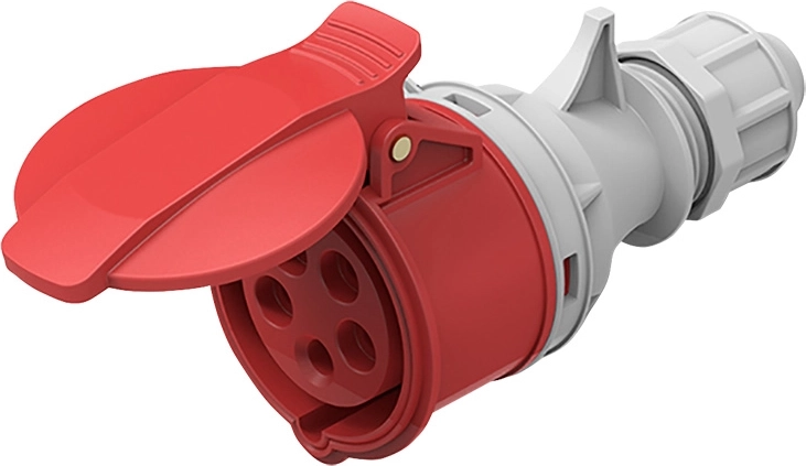 Solight lige industriel stikkontakt 5p 400 V/16 A IP44 - 1 stk.