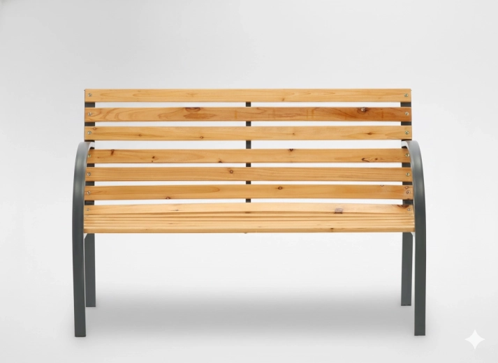 Træhavebænk 120 × 60 × 82 cm GARDENLINE
