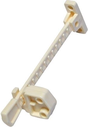 Sikringslås til udluftning af vinduer og altandøre – brun