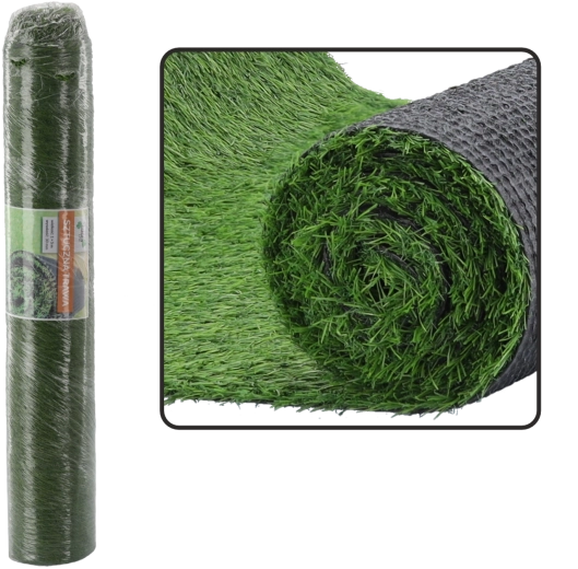 Kunstigt græs 1 × 5 m, højde 30 mm