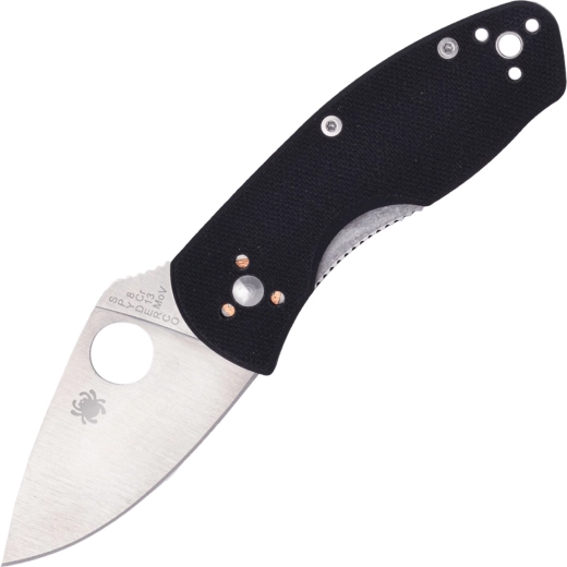 Spyderco Ambitious foldekniv 5,7 cm, sort, G10