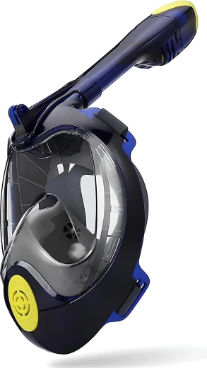 Helansigts snorkelmaske SM-11 S/M i blå nuancer - 1 stk.