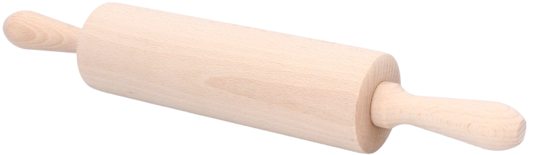 Trærullepind til dej af bøgetræ 40 cm