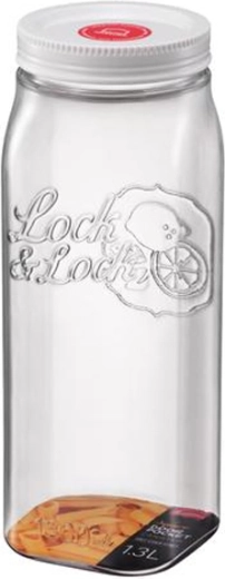 Madkasse LOCKnLOCK Square 1,3 l med skruelåg