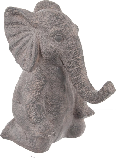 Dekorativ elefantfigur i polyresin 49 cm