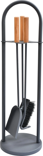 pejsesæt med træhåndtag 55 cm