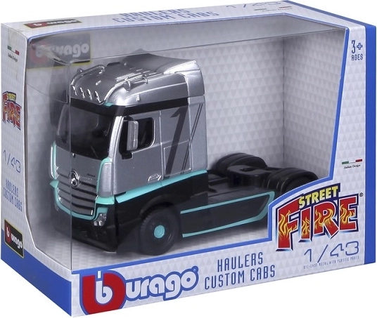 Mercedes-Benz Actros Street Fire Haulers Custom-lastbilmodel i skala 1:43