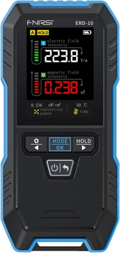 Fnirsi ERD-10 detektor af elektromagnetisk stråling 4-i-1
