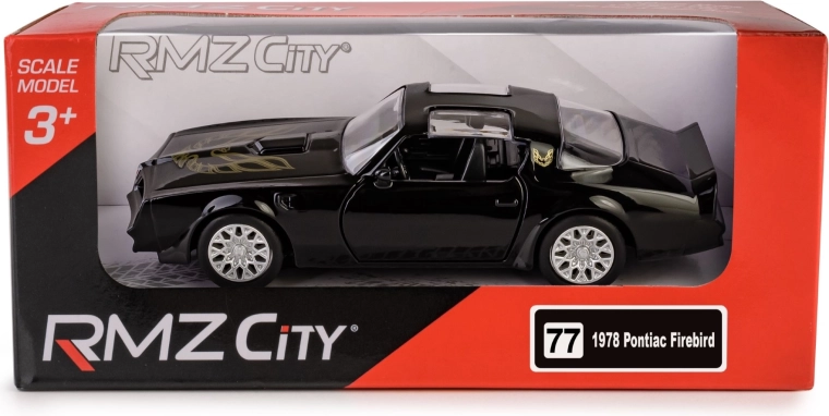 Metalmodelbil Pontiac Firebird 1978 1:40 RMZ City – sort