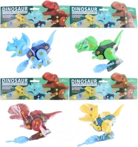 Skruedinosaur byggesæt til børn