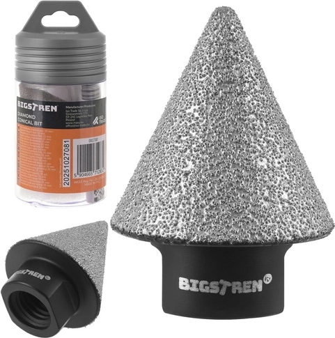 Konisk diamantfræser til fliser og beton Bigstren 2–35 mm M14 - 1 stk.