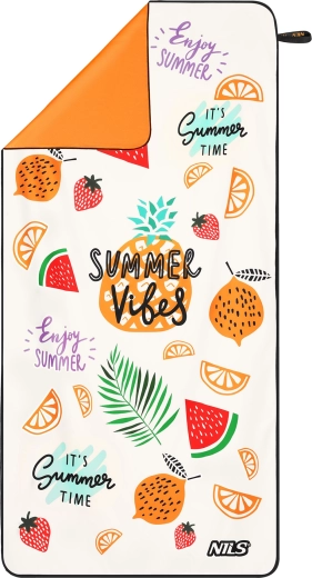 Hurtigttørrende mikrofiberhåndklæde NILS Camp Summer