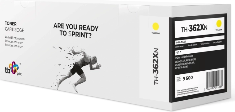 Gul toner til HP Color LaserJet M552/M553/M577