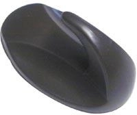 Selvklæbende ovale kroge brune (2 stk.)