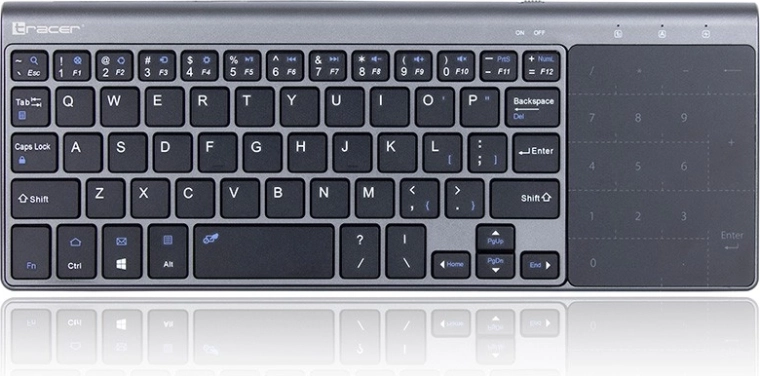 Tastatur med touchpad EXpert 2,4 GHz