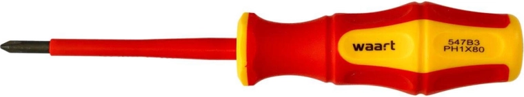 Isoleret krydskærvskruetrækker PH1 × 80 mm VDE