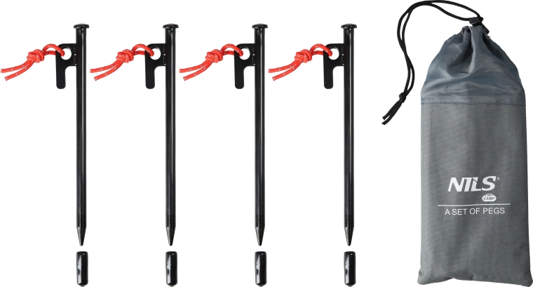 Teltpløkker med øje og snor NILS Camp