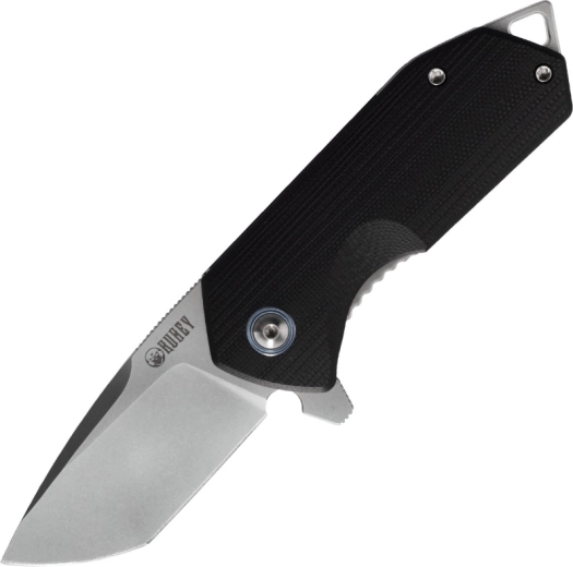 Kubey Campe Nest lommekniv 6 cm, sort, G10