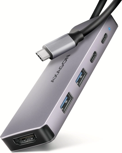Flerports USB-C hub AXAGON HMC-5H60 5-i-1