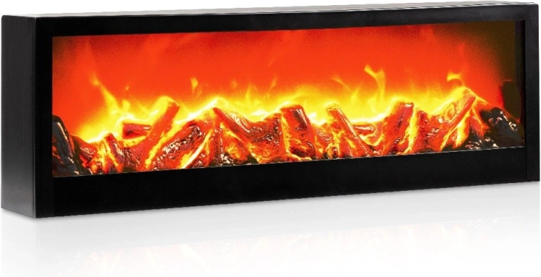 Dekorativ elektrisk LED-pejs Vilde 60 × 10 × 20 cm