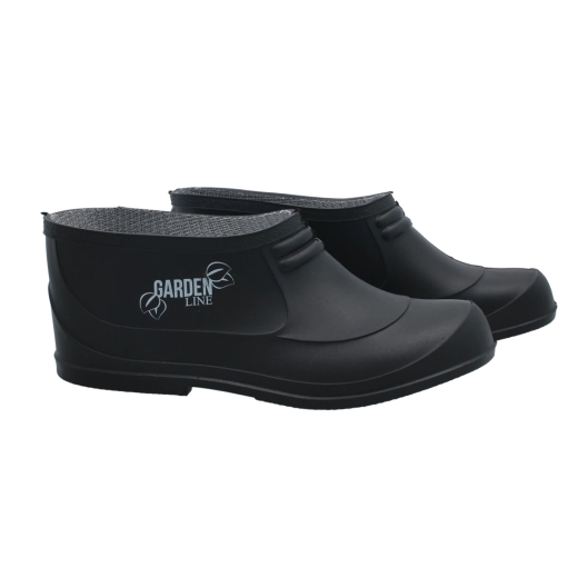 Herre lave gummigalosher Garden Line, sorte, str. 43
