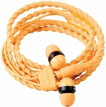 Wraps Talk Sunrise orange in-ear høretelefoner med mikrofon