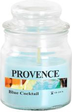 Duftlys i glas Provence Blue Cocktail 24 timer