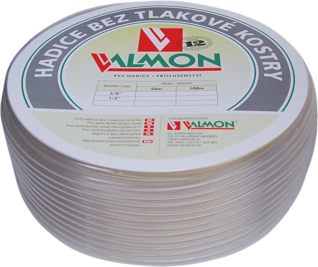 PVC haveslange 7,9 mm transparent 100 m
