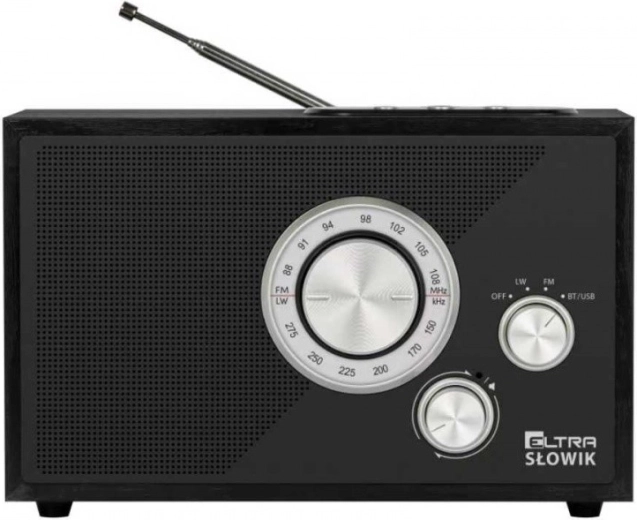 Bordradio OR Słowik med USB, microSD og Bluetooth, sort