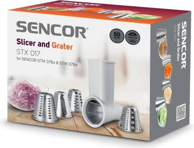 Sencor skærer og rivejern STX 017 til køkkenmaskiner STM 376x og 378x