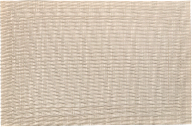 Bordskåner RECTANGLE creme 45 × 30 cm PVC/PES