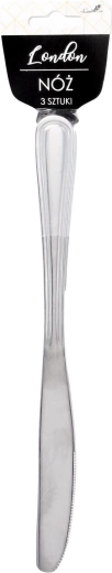 Sæt med 3 London-knive i rustfrit stål