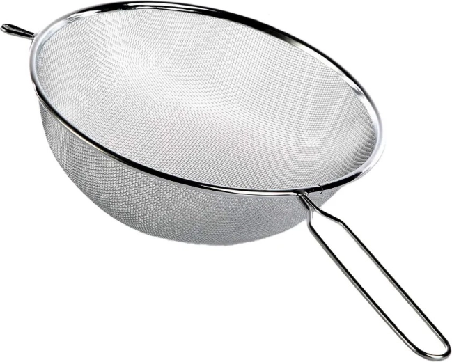 Køkkensi i metal med håndtag 23 cm