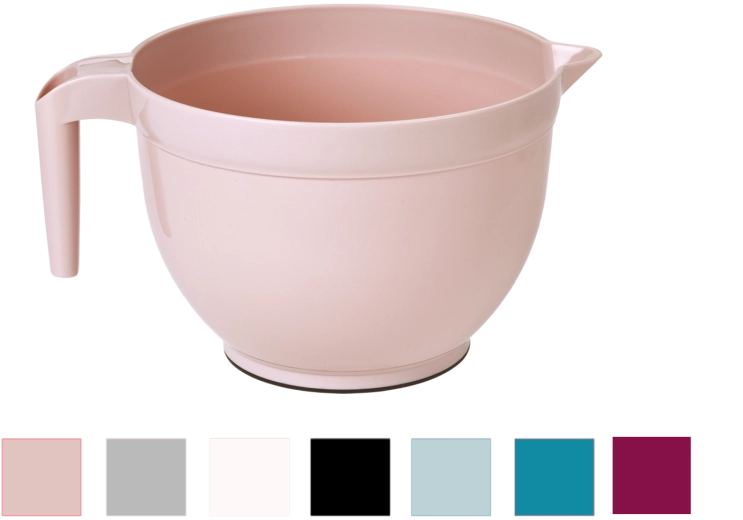 Køkkenskål med håndtag og hældetud 3 l