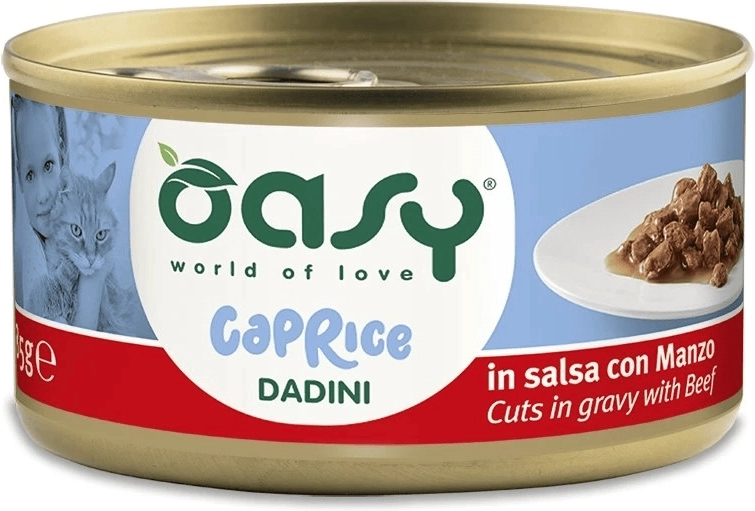 Oasy Caprice Cuts i sovs med oksekød 85 g