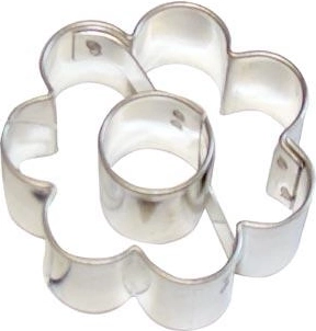 Kageudstikker blomst med cirkel