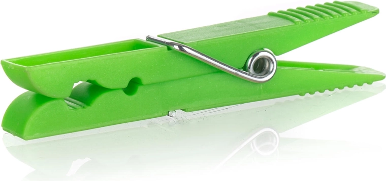 Plasttøjklemmer ECONOMY, farvemix, 36 stk.