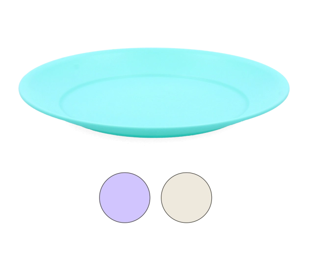 Rund desserttallerken 20,5 cm af robust plast